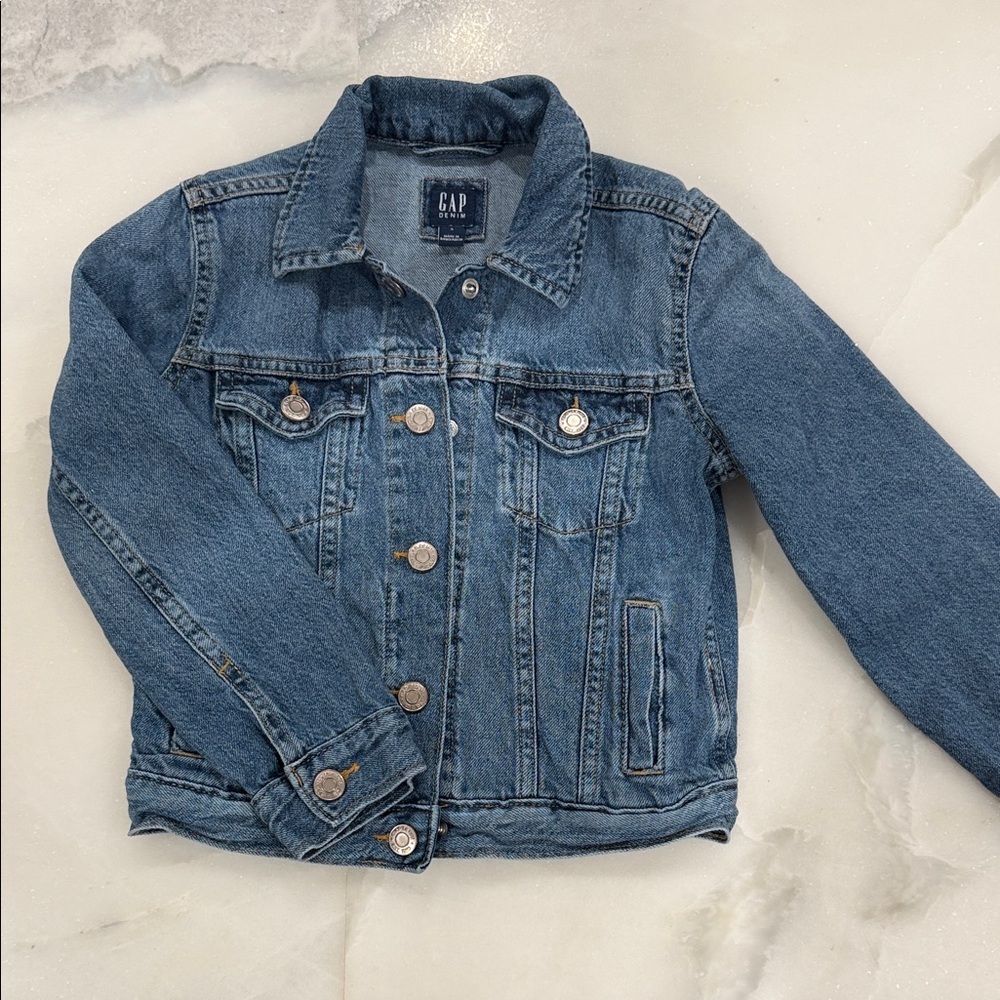 GAP Kids Denim Jacket Size Small | Classic Blue Jean Jacket
